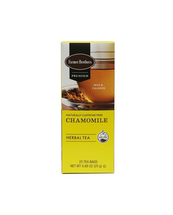  Farmer Brothers Premium: Chamomile Hot Tea, 1/25 Ct Tea Box