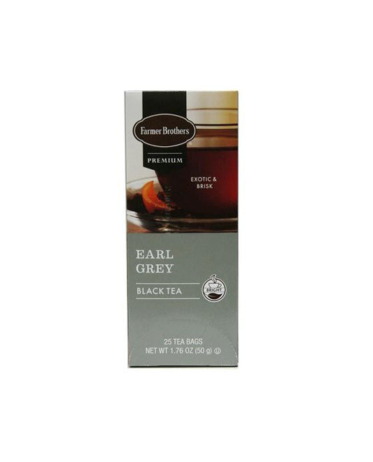  Farmer Brothers Premium: Earl Grey Hot Tea, 1/25 Ct Tea Box
