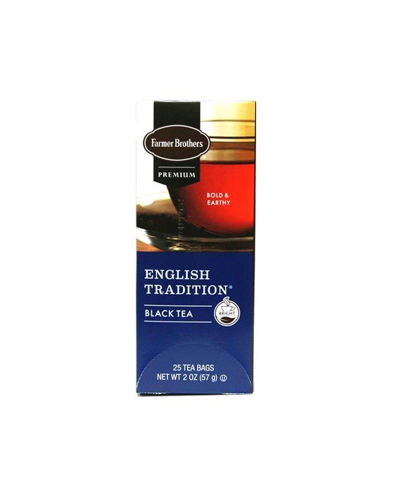  Farmer Brothers Premium: English Tradition, 1/25 Ct Tea Box