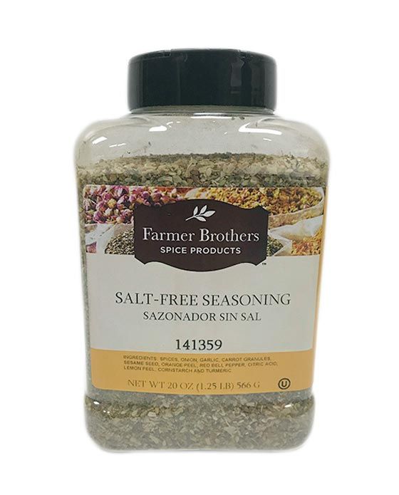  Farmer Brothers Salt-Free Seasoning (1 Bottle/1.25 Lb)