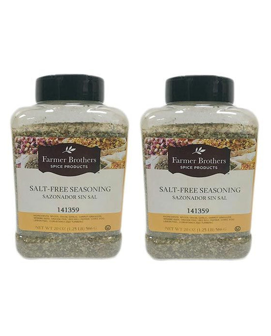  Farmer Brothers Salt-Free Seasoning (2 Bottles/1.25 Lb Ea.)