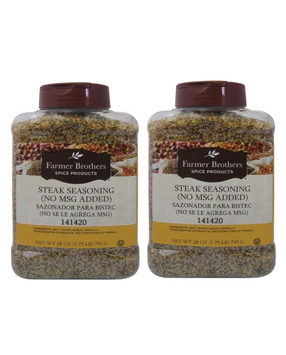  Farmer Brothers Steak Seasoning (2 Bottles/28 Oz Ea.)