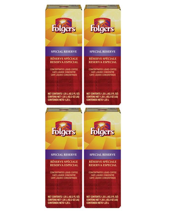  Folgers 1.25 Liter Special Reserve (Four)