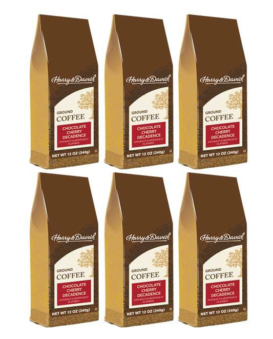  Harry & David Chocolate Cherry Decadence Coffee, 6 Bags (12 Oz Each)