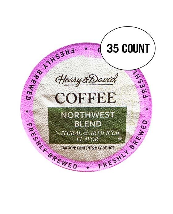  Harry & David Coffee, Northwest Blend, 35 Single Serve Cups