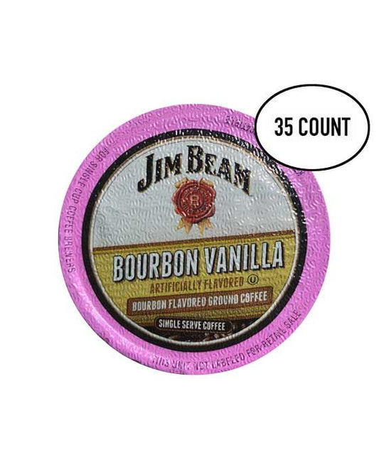  Jim Beam Bourbon Vanilla Flavored Single Serve Cups, 35 Cups