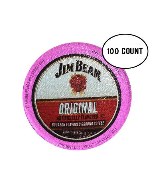  Jim Beam Original Single Serve Ground Coffee, 100 Count, Keurig 2.0 Compatible