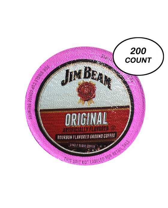  Jim Beam Original Single Serve Ground Coffee, 200 Count, Keurig 2.0 Compatible