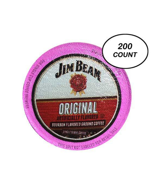  Jim Beam Original Single Serve Ground Coffee, 200 Count, Keurig 2.0 Compatible