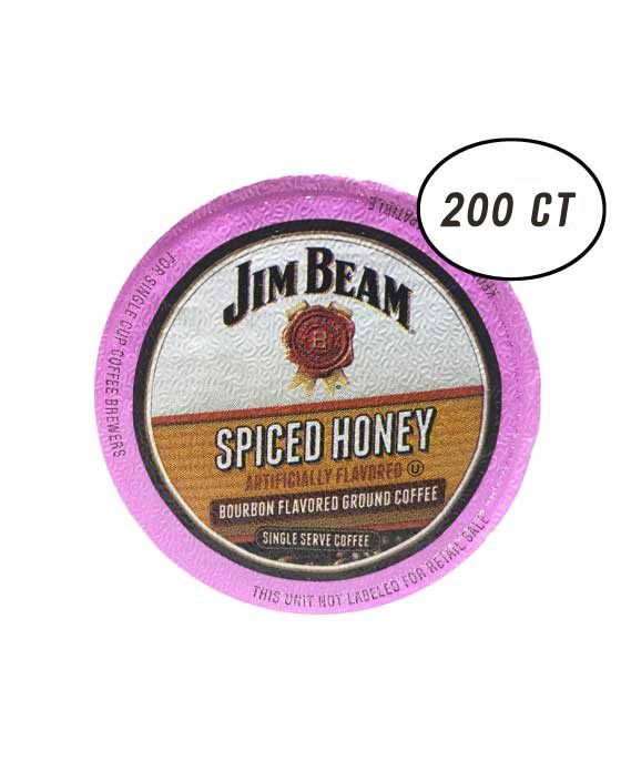  Jim Beam Spiced Honey Single Serve Coffee, 200 Count Keurig 2.0 Compatible