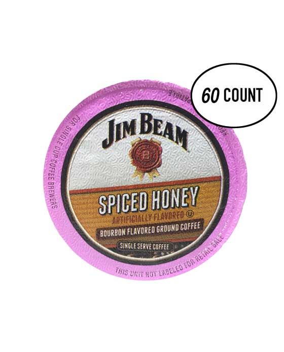  Jim Beam Spiced Honey Bourbon Flavored Single Serve Cups, 60 Cups