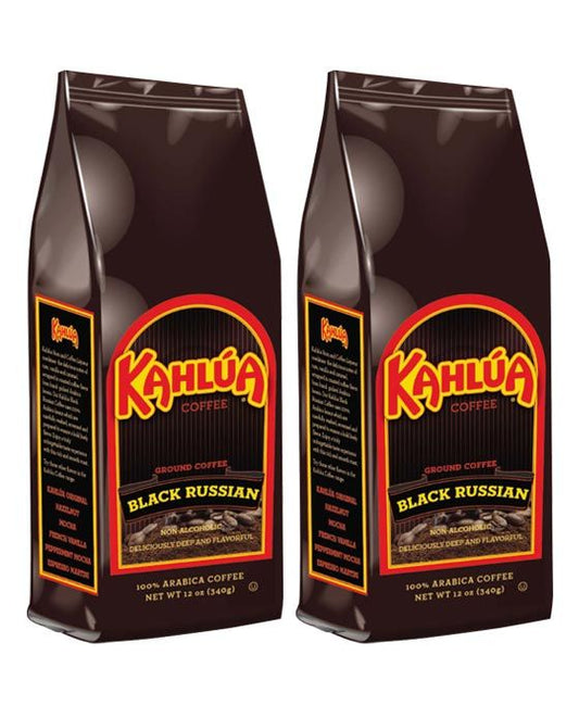  Kahlua Black Russian Gourmet Ground Coffee (2 Bags/12 Oz)