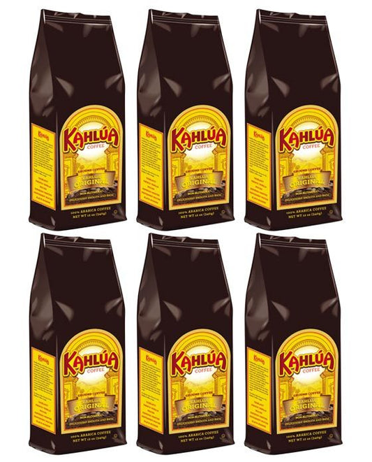  Kahlua Original Gourmet Ground Coffee (6 Bags/12 Oz)