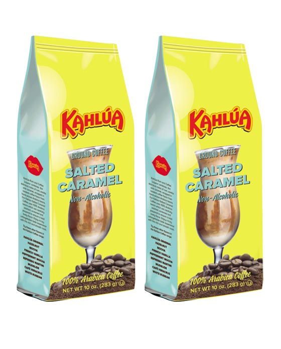  Kahlua Salted Carmel Gourmet Ground Coffee (2 Bags/10 Oz)