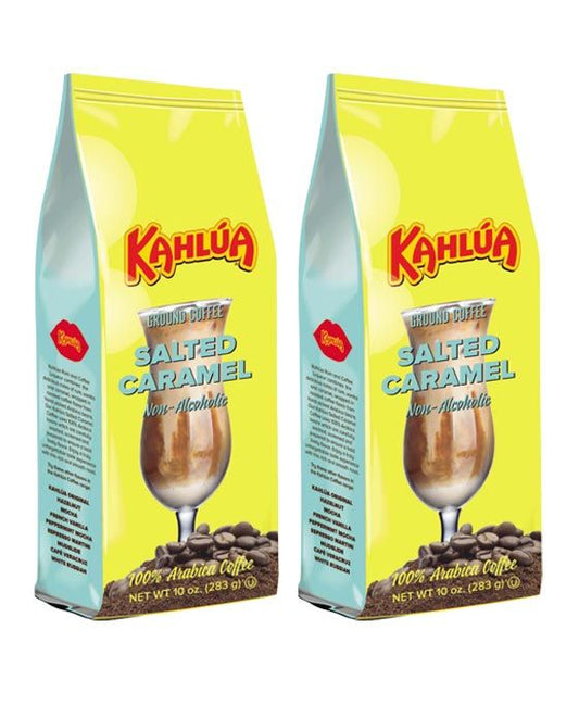  Kahlua Salted Carmel Gourmet Ground Coffee (2 Bags/10 Oz)