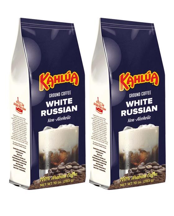  Kahlua White Russian Gourmet Ground Coffee (2 Bags/10 Oz)