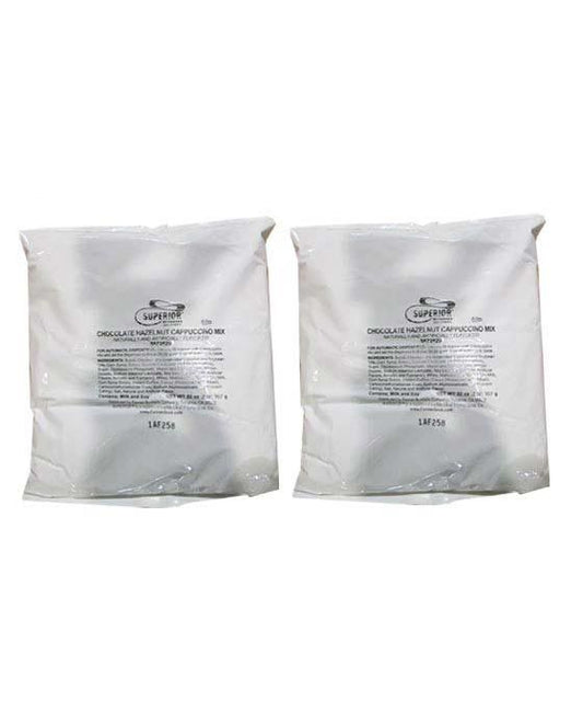  Superior Cappuccino Mix Chocolate Hazelnut 2 Bags (2 Lbs Ea)