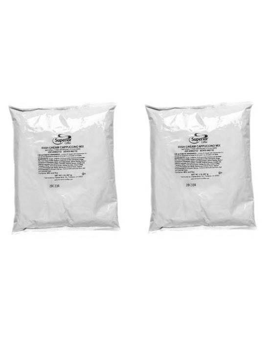  Superior Cappuccino Mix Irish Cream 2 Bags (2 Lbs Ea)