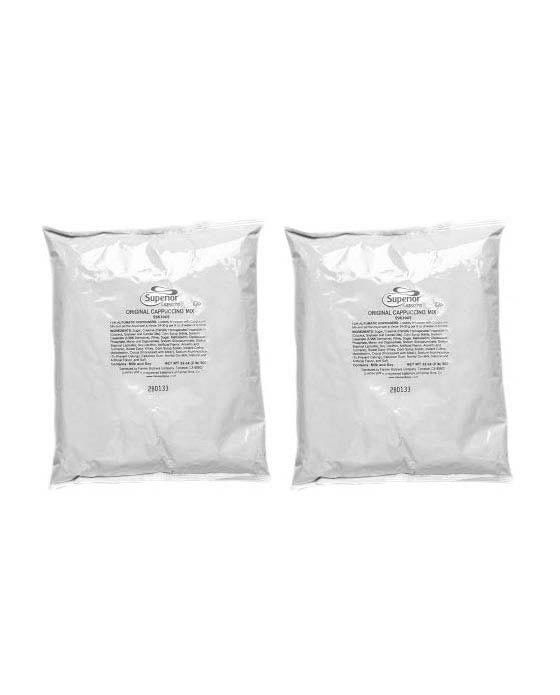  Superior Cappuccino Mix Original Mix 2 Bags (2 Lbs Ea)