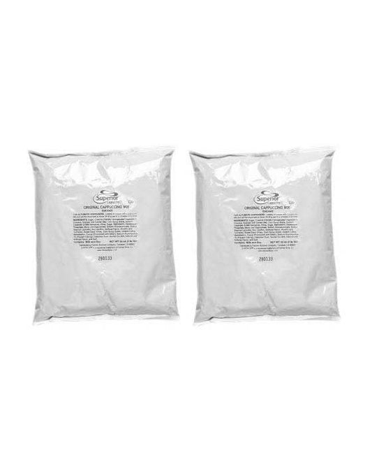  Superior Cappuccino Mix Original Mix 2 Bags (2 Lbs Ea)