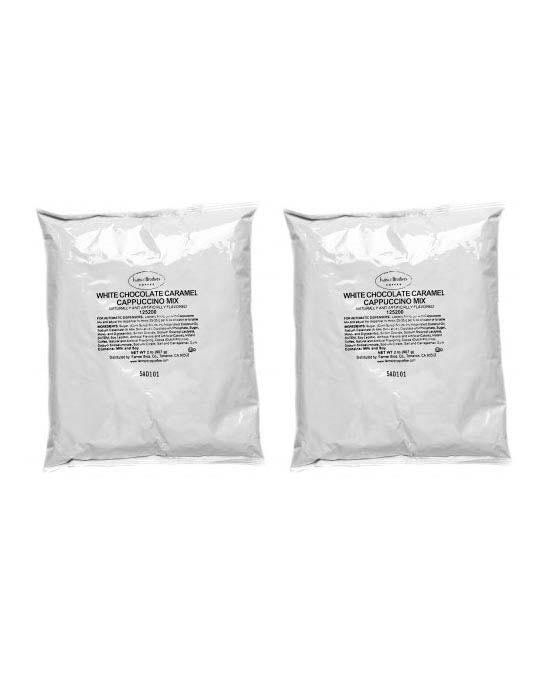  Superior Cappuccino Mix White Chocolate Caramel 2 Bags (2 Lbs Ea)