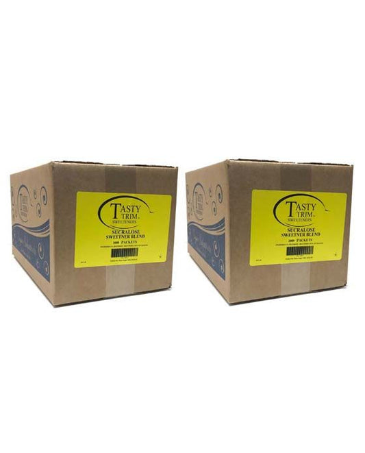  Tasty Trim Sucralose (Yellow Sugar Substitute), 2 Boxes (2,000 Packets Ea.)