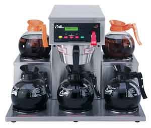  Curtis Automatic Decanter Brewer - 5 Warmer -3 Lower, 2 Upper