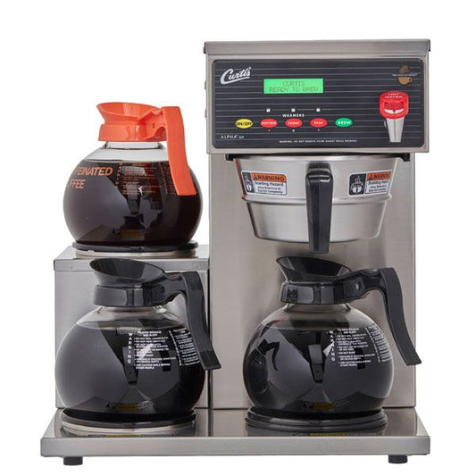  Curtis ALP3GTL63A000 G3 Alpha® Decanter 3 Station With 3 Lower, Left Warmers