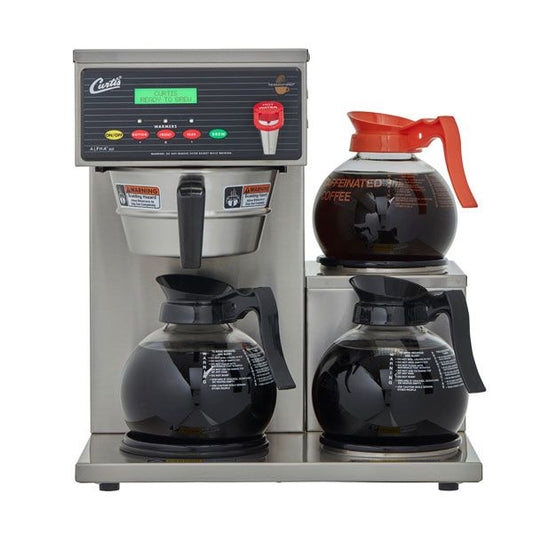  Curtis ALP3GTR63A000 G3 Alpha® Decanter 3 Station With 3 Lower Right Warmers - 120/220V
