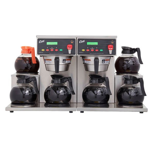  Curtis ALP6GT63A000 G3 Alpha® Decanter 6 Station Twin With 6 Lower Warmers