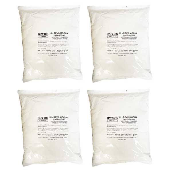 Superior Boyds Hi-Rev Mocha Cappuccino4 Bags (2 Lbs Ea)