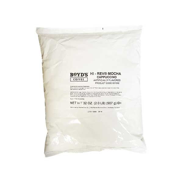 Superior Boyds Hi-Rev Mocha Cappuccino Mix 2 Bags (2 Lbs Ea)