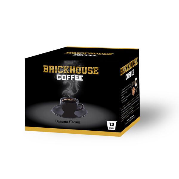 Brickhouse Single Serve Coffee, Banana Cream, 72 Count