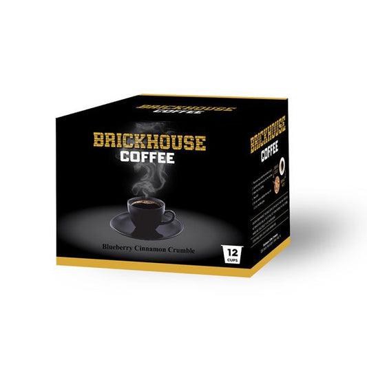  Brickhouse Single Serve Coffee, Blueberry Cinnamon Crumble, 12 Count