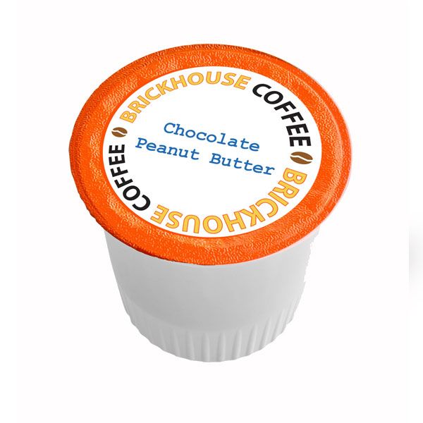  Brickhouse Single Serve Coffee, Chocolate Peanut Butter, 72 Count