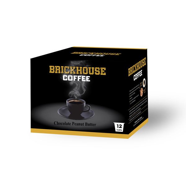  Brickhouse Single Serve Coffee, Chocolate Peanut Butter, 12 Count