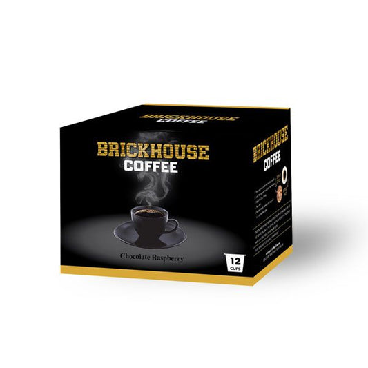  Brickhouse Single Serve Coffee, Chocolate Raspberry, 12 Count