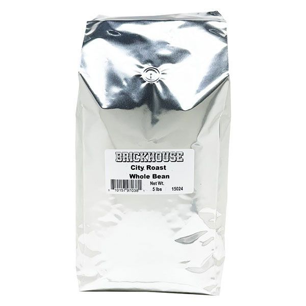  Brickhouse City Roast, Whole Bean Coffee, 5LB Bag