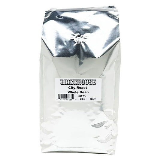  Brickhouse City Roast, Whole Bean Coffee, 5LB Bag