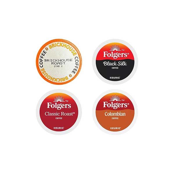  Brickhouse Coffee Variety Pack Single Serve Coffee Pods, 32 Count – Includes Brickhouse Roast, House, Colombian, Classic, And Dark Roast Blends – Compatible With Keurig Brewers