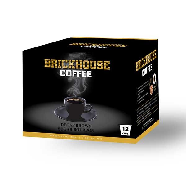  Brickhouse Single Serve Coffee, Decaf Brown Sugar Bourbon, 72 Count
