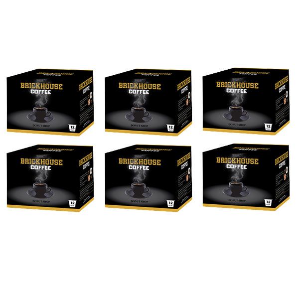  Brickhouse Single Serve Coffee, Donut Shop, 72 Count