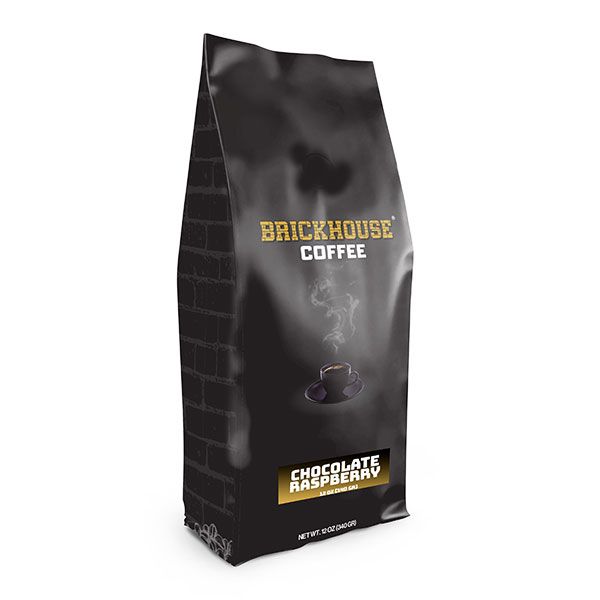  Brickhouse Ground Coffee, Chocolate Raspberry, 2/12 Oz Bags