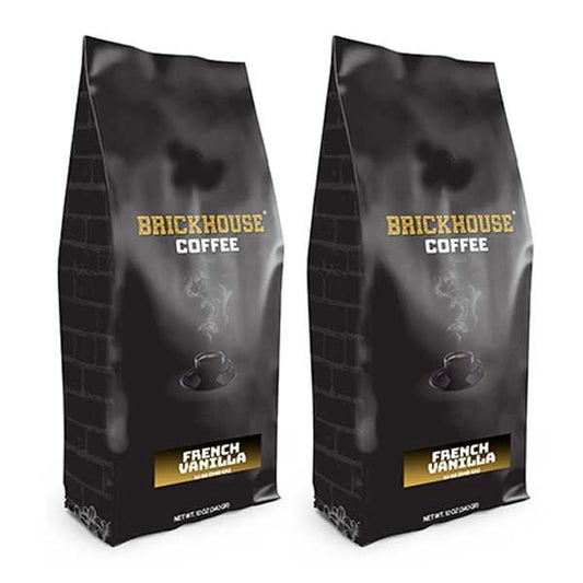  Brickhouse Ground Coffee, French Vanilla,2/12 Oz Bags