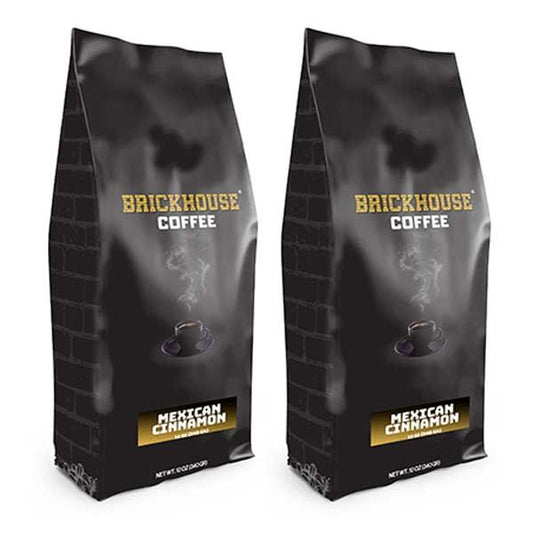  Brickhouse Ground Coffee, Mexican Cinnamon, 2/12oz Bags