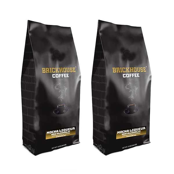  Brickhouse Ground Coffee, Mocha Liqueur (Non-Alcoholic), 2 - 12oz Bags