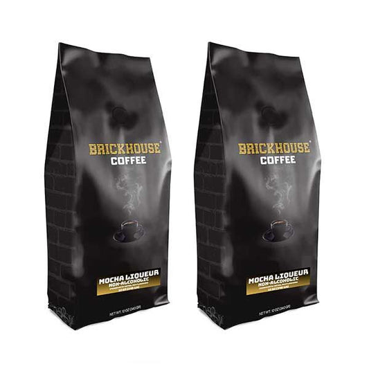  Brickhouse Ground Coffee, Mocha Liqueur (Non-Alcoholic), 2 - 12oz Bags