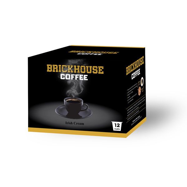  Brickhouse Single Serve Coffee, Irish Cream, 12 Count