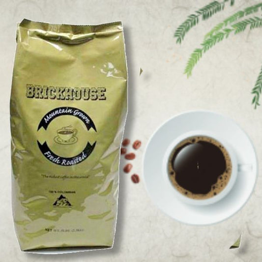  Brickhouse 100% Colombian Bean, 5 Lb Bag