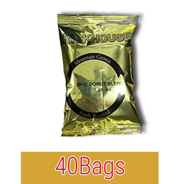  Brickhouse Donut Blend Ground Coffee, 40/2.25 Oz Bags